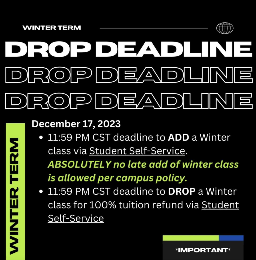 Winter 2024 Term Drop Deadline Department of Anthropology UIUC